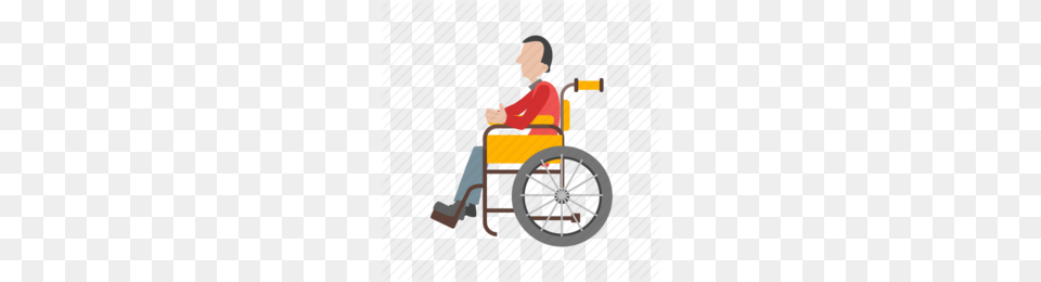 People Falling Wheelchair Clipart, Chair, Furniture, Machine, Wheel Png Image