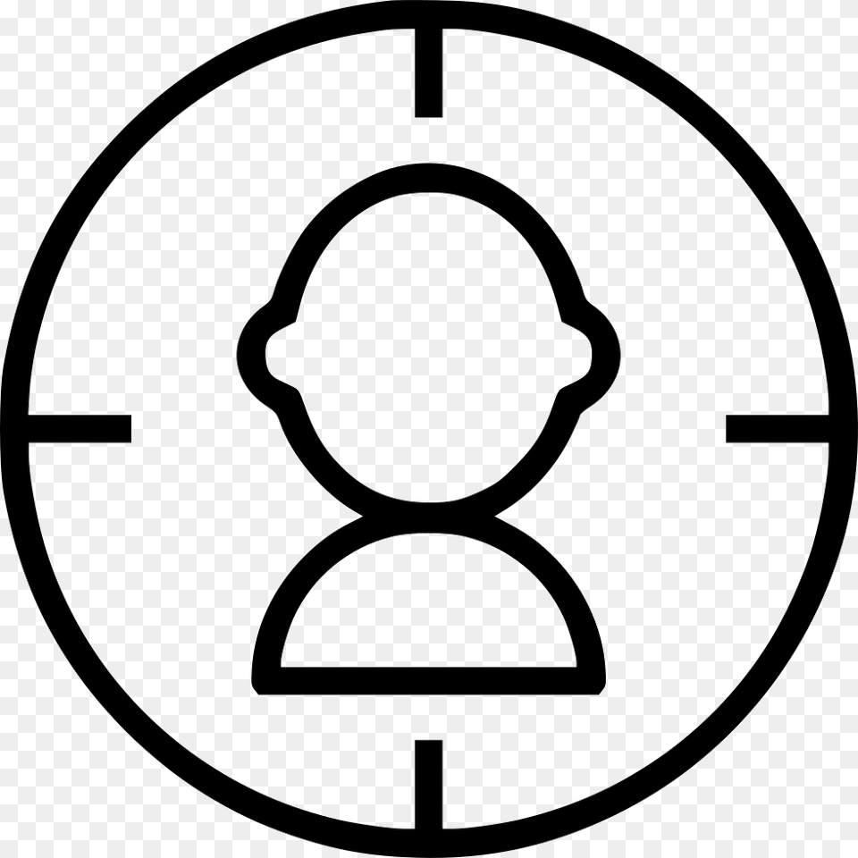 People Figure Avatar Target Svg Icon Free Influence Icon, Symbol, Text, Ammunition, Grenade Png