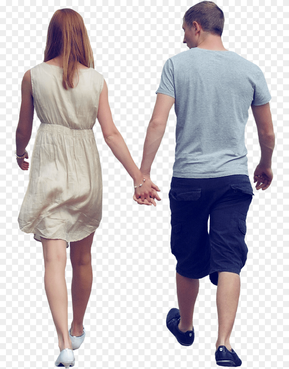 People File Couple Walking Holding Hands, Hand, Shorts, Body Part, Clothing Png Image
