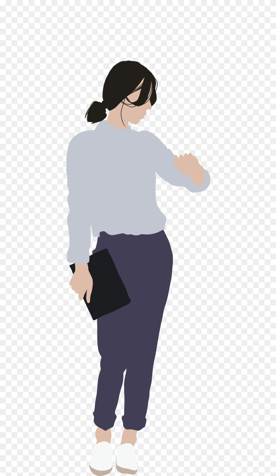 People Flat Illustration On Behance Architecture People Flat People Architecture, Sleeve, Clothing, Pants, Long Sleeve Free Png Download