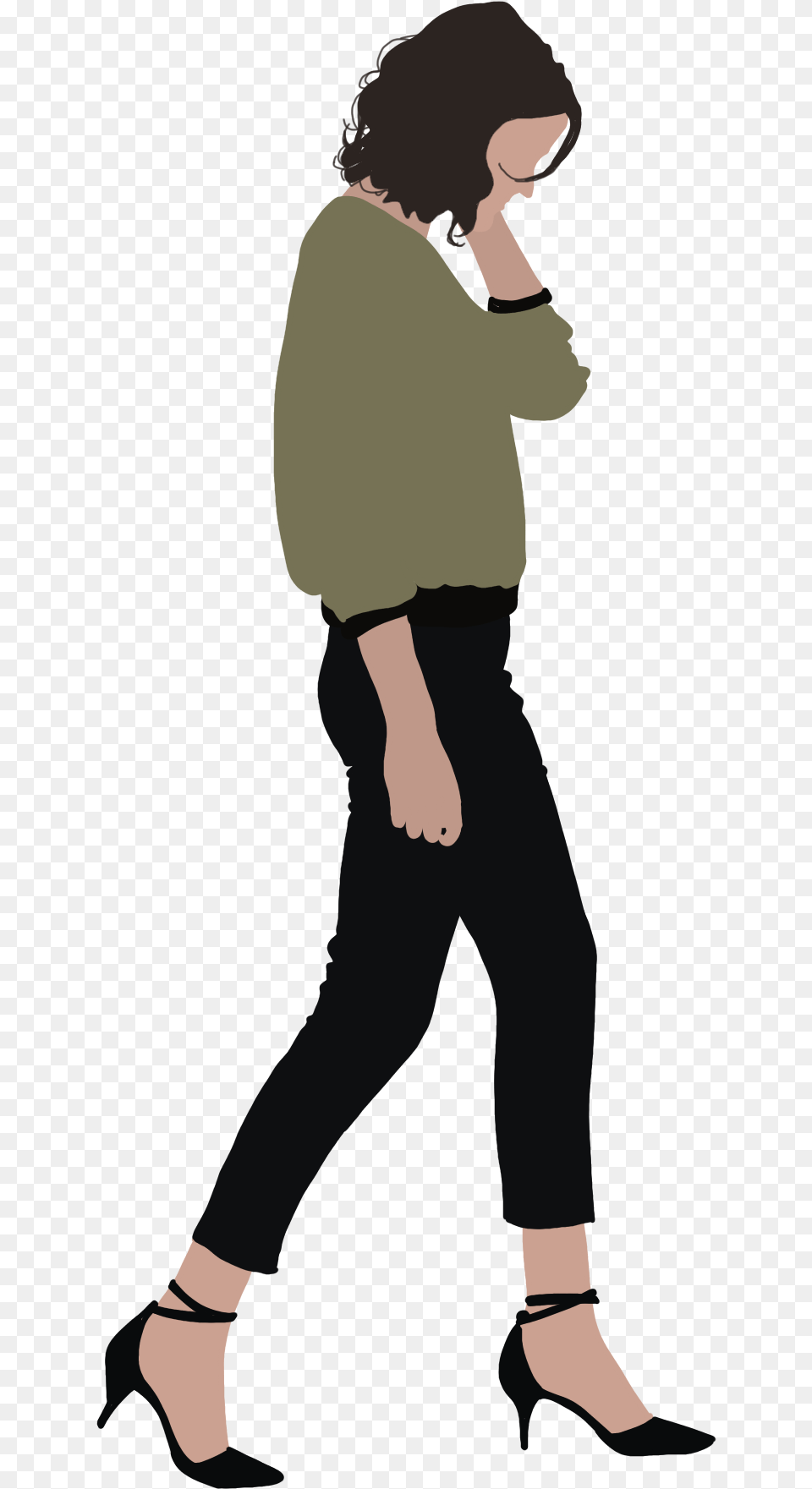 People Flat Illustration Person, Clothing, Shoe, Footwear, Adult Free Png
