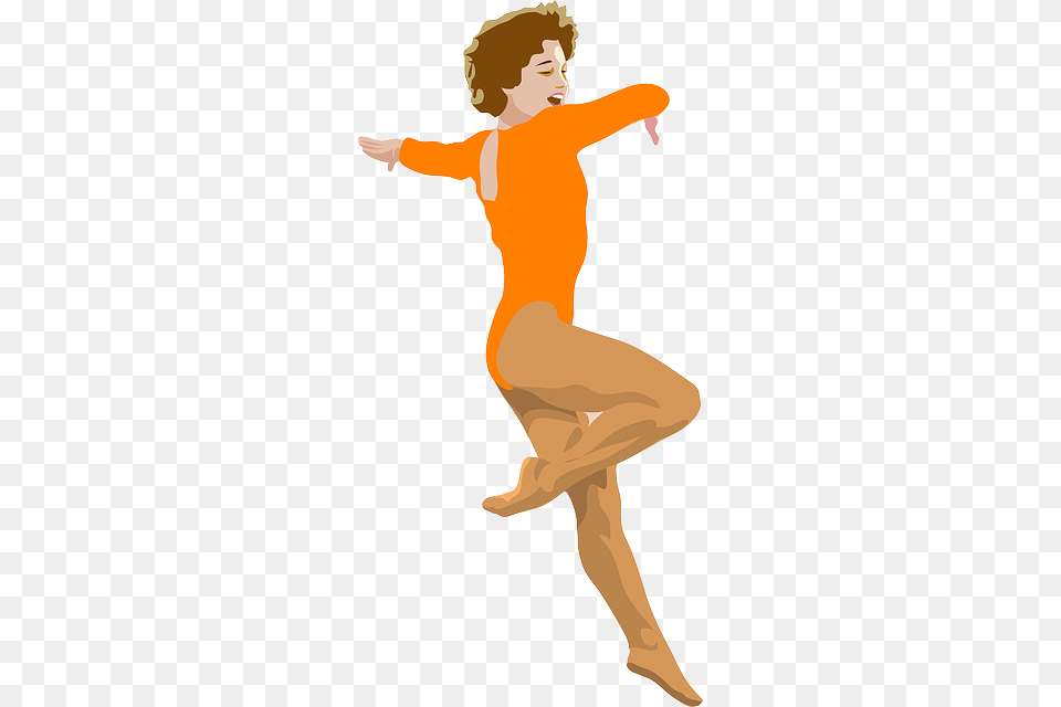 People Girl Ballerina Cartoon Dancing Jumping Cartoon Boy Doing Ballet, Leisure Activities, Person, Child, Male Free Png