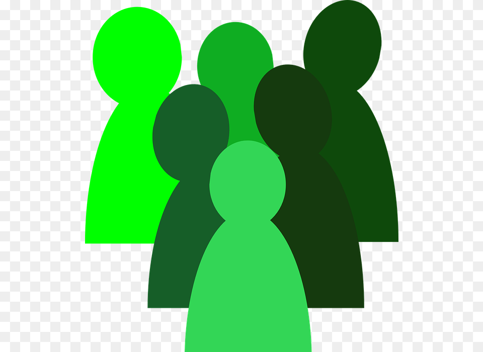 People Group Crowd Clipart Download, Green, Person Free Transparent Png