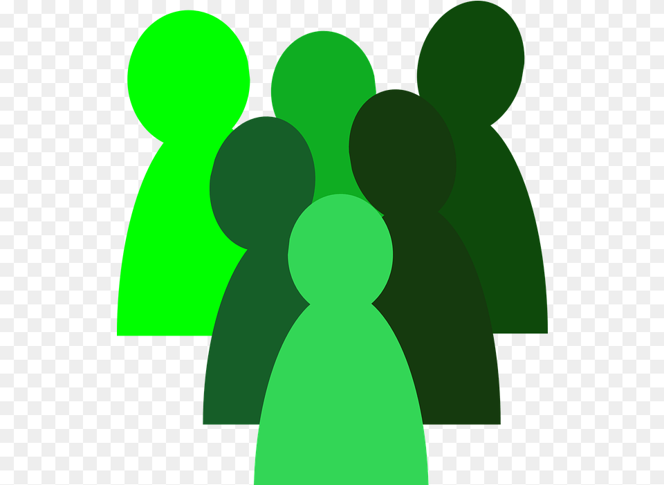 People Group Crowd Clipart Full Size Clipart Small Crowd Clipart, Green, Person Png Image