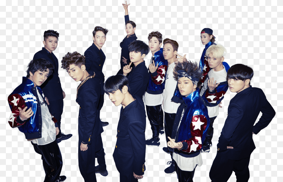 People Group Topp Dogg By Kseniakang Dokgo Anime, Person, Adult, Male, Woman Free Transparent Png