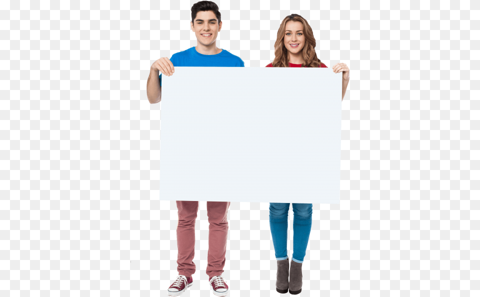 People Holding Banner Images Valencia Language Club, Clothing, T-shirt, Sleeve, Footwear Free Png Download