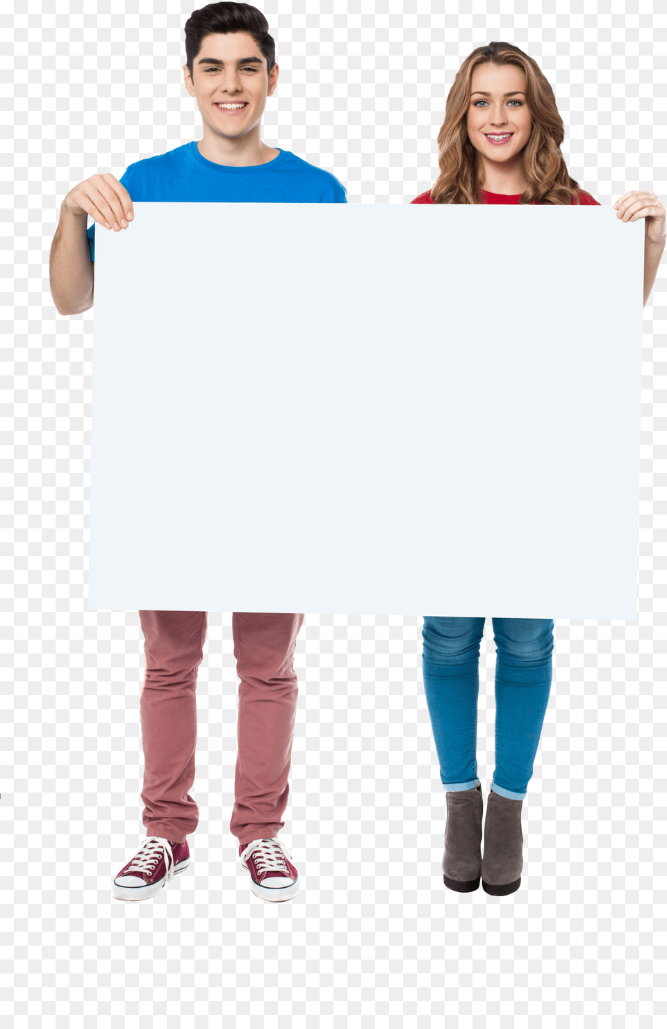 People Holding Banner Background Person Holding Sign, Adult, T-shirt, Sleeve, Shoe Free Transparent Png