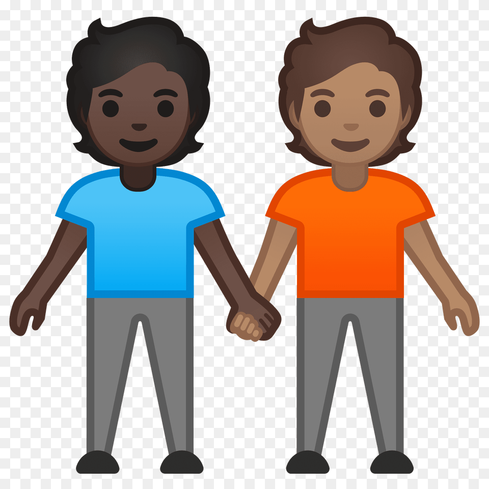 People Holding Hands Emoji Clipart, T-shirt, Clothing, Walking, Person Png