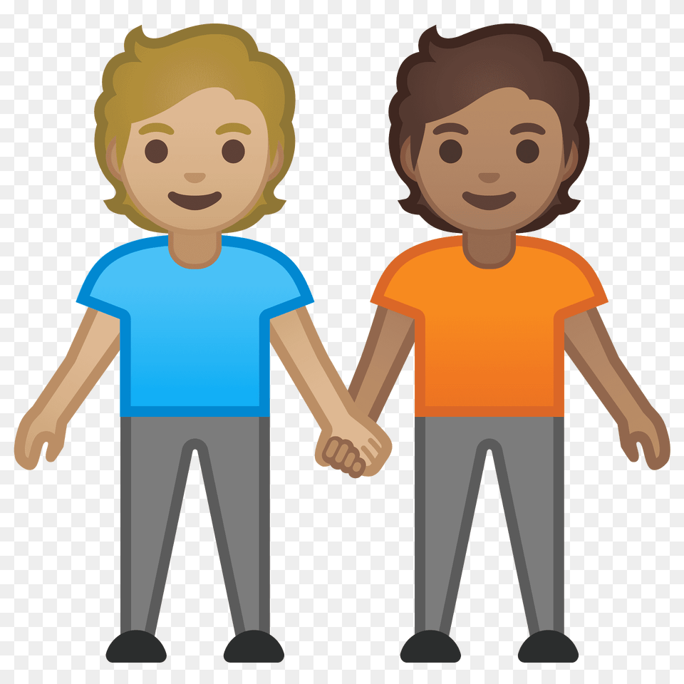 People Holding Hands Emoji Clipart, T-shirt, Clothing, Walking, Person Free Transparent Png