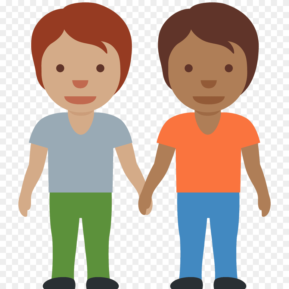 People Holding Hands Emoji Clipart, T-shirt, Clothing, Pants, Photography Free Png Download