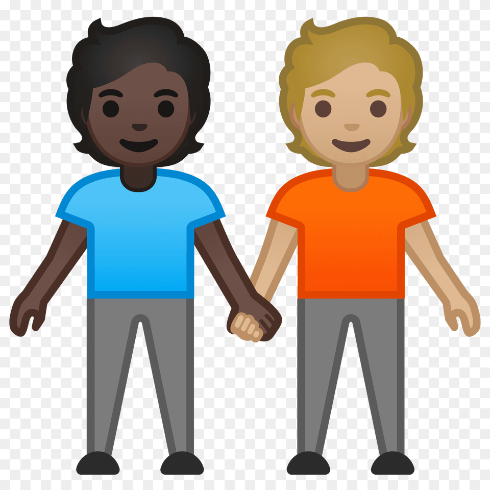 People Holding Hands Emoji Clipart, T-shirt, Clothing, Walking, Person Free Transparent Png