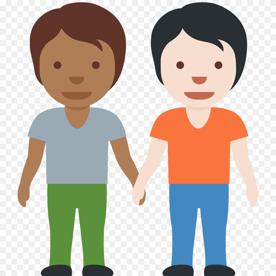 People Holding Hands Emoji Clipart, Clothing, Pants, T-shirt, Photography Free Png