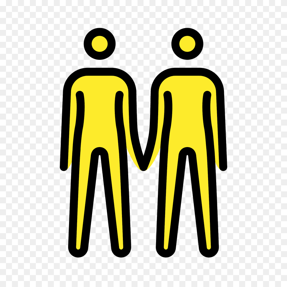 People Holding Hands Emoji Clipart, Sign, Symbol Png Image