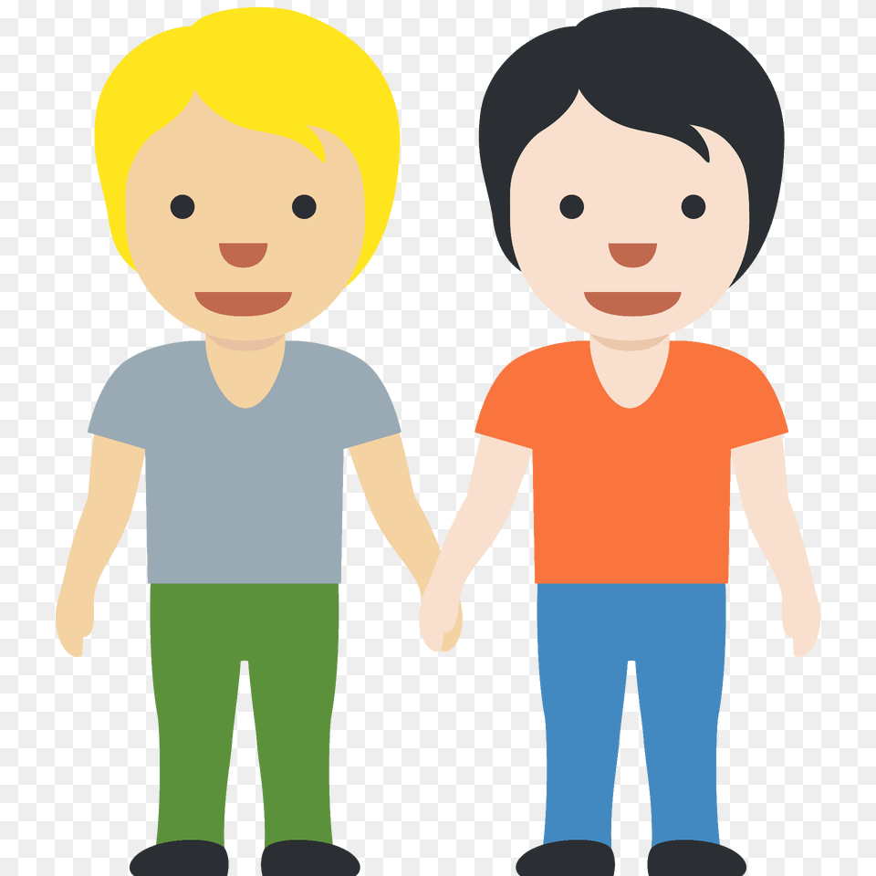 People Holding Hands Emoji Clipart, Clothing, Pants, T-shirt, Photography Free Png Download