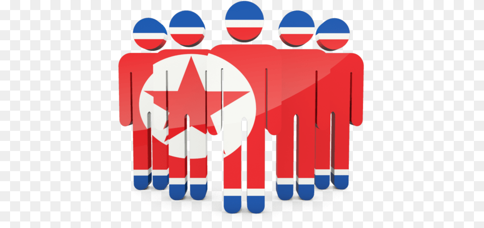 People Icon Illustration Of Flag North Korea North Korean People Illustration, Logo, Body Part, Dynamite, Hand Free Png