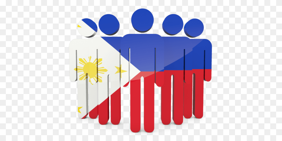 People Icon Illustration Of Flag Of Philippines, Clothing, Glove, Weapon Png