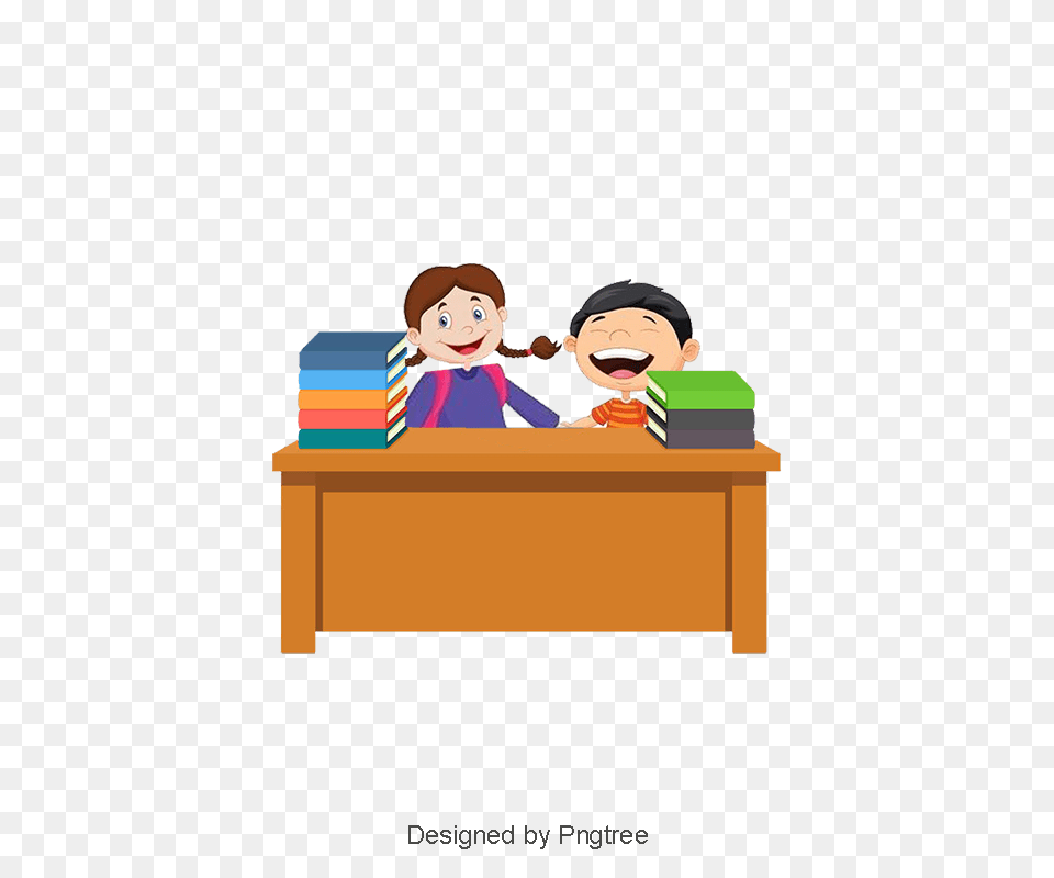 People Illustrationcharactercartoon Charactersvector Character, Furniture, Table, Desk, Baby Png Image