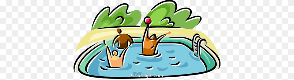 People In A Swimming Pool Royalty Vector Clip Art, Water Sports, Water, Sport, Leisure Activities Png