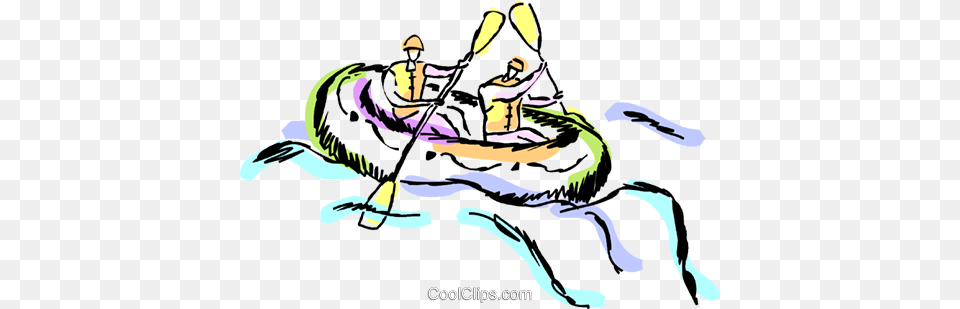 People In Raft Negotiating The Rapids Royalty Vector Clip Art, Baby, Person, Water, Boat Png