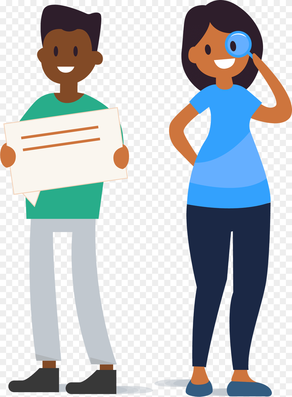 People Looking At Art Clip Art, Reading, Person, Pants, Clothing Png Image