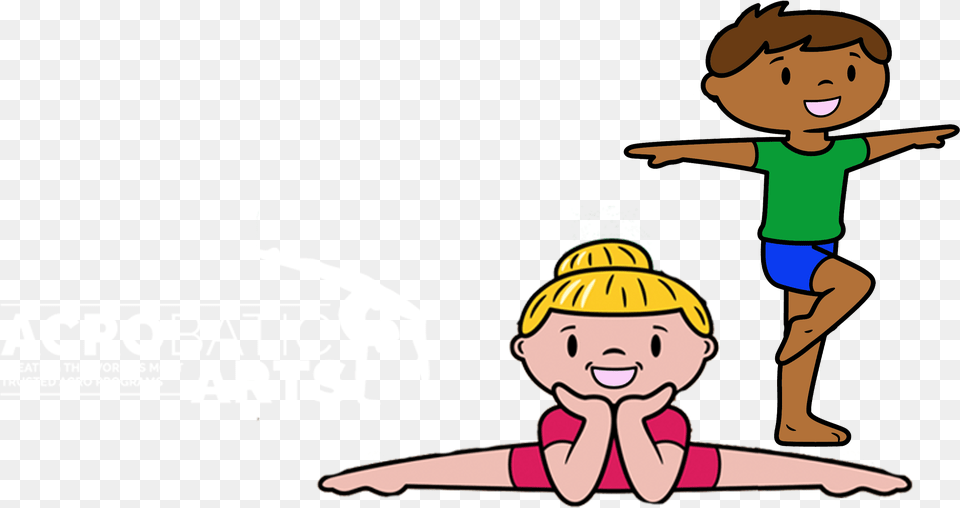 People Looking Down Acrobatics Hd Download Original Cartoon, Baby, Person, Advertisement, Poster Free Transparent Png