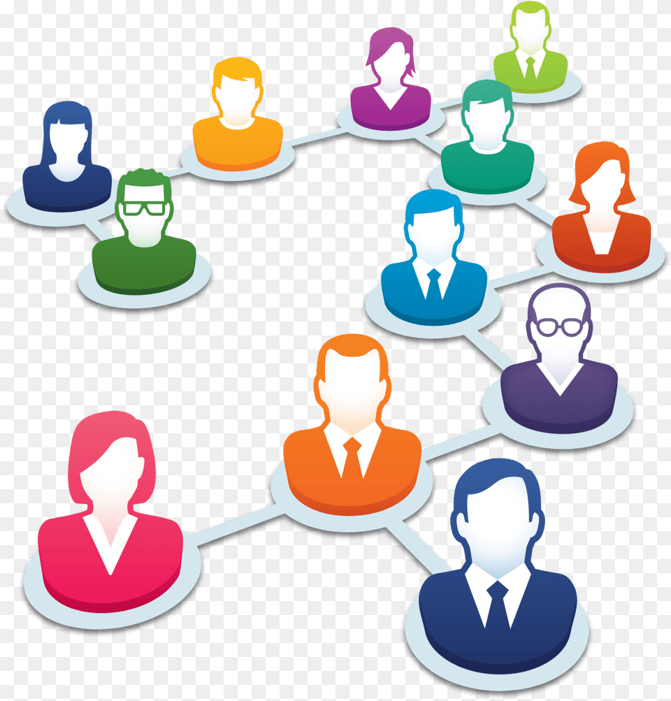 People Network Icon Customer Relationship Transparent People Network Icon, Adult, Person, Woman, Female Free Png