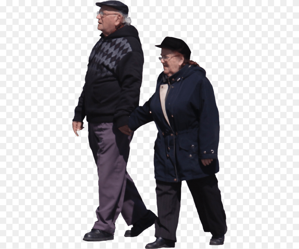 People Old People Walking, Jacket, Clothing, Coat, Person Png