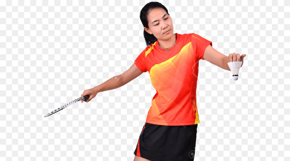 People Playing Badminton, Person, Sport, Adult, Female Free Png