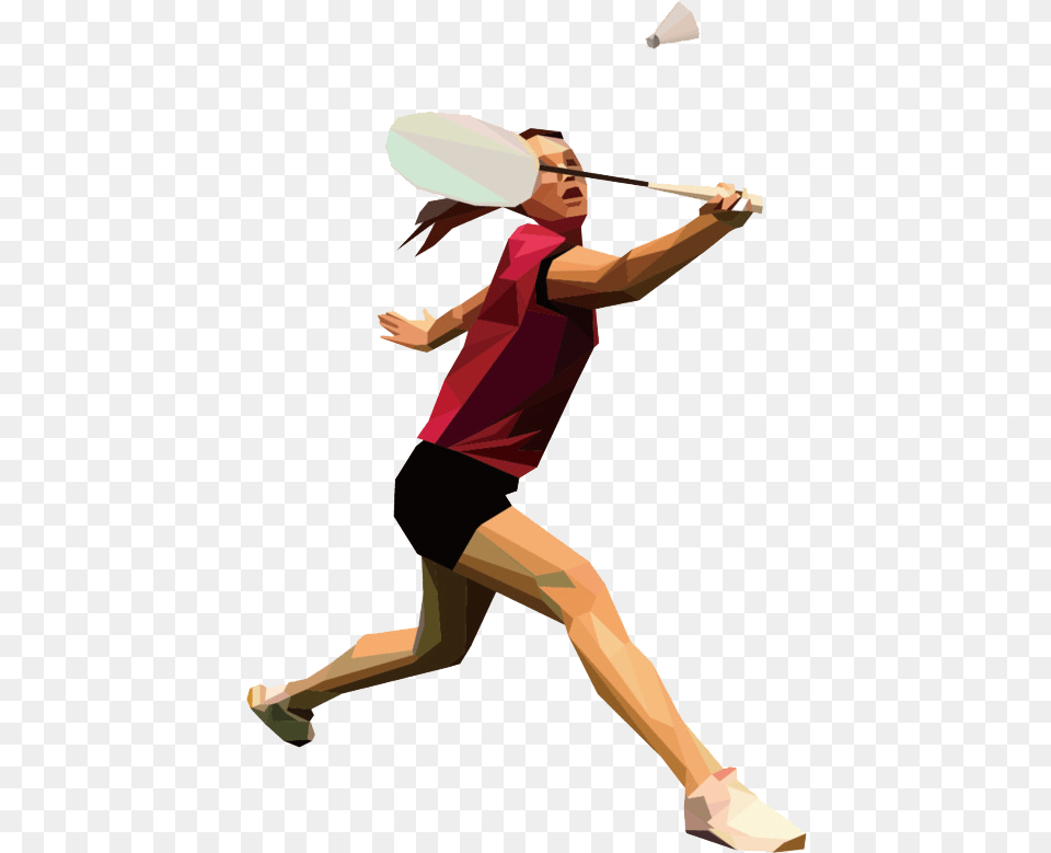 People Playing Badminton Clipart Transparent Background Badminton, Person, Sport, Adult, Female Png