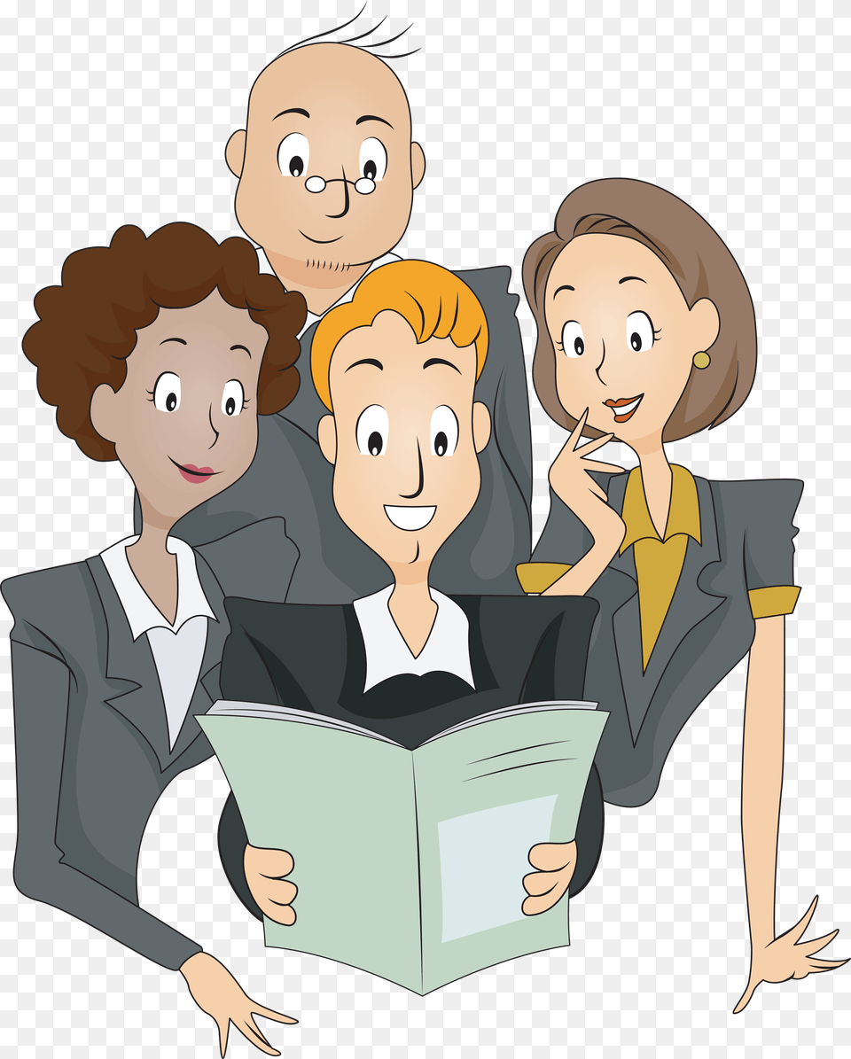 People Reading, Book, Comics, Person, Publication Free Transparent Png