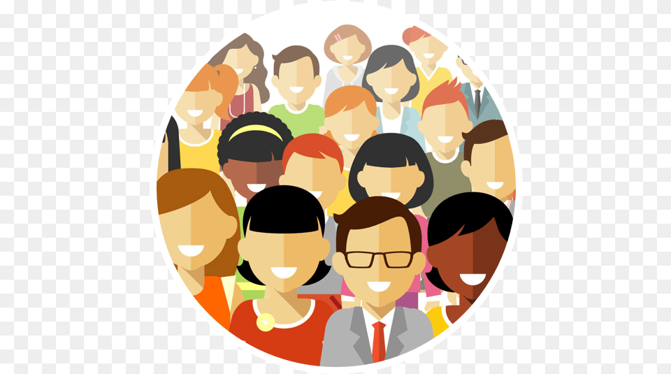 People Round Icon Group Of People Clipart, Person, Adult, Man, Male Free Png