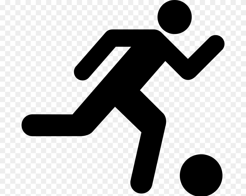 People Running Away Clipart Running Man Icon, Gray Free Png