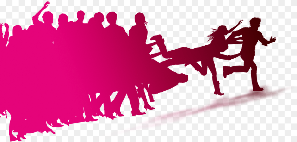 People Running Silhouette Clip Art, Dancing, Leisure Activities, Person, Baby Free Png