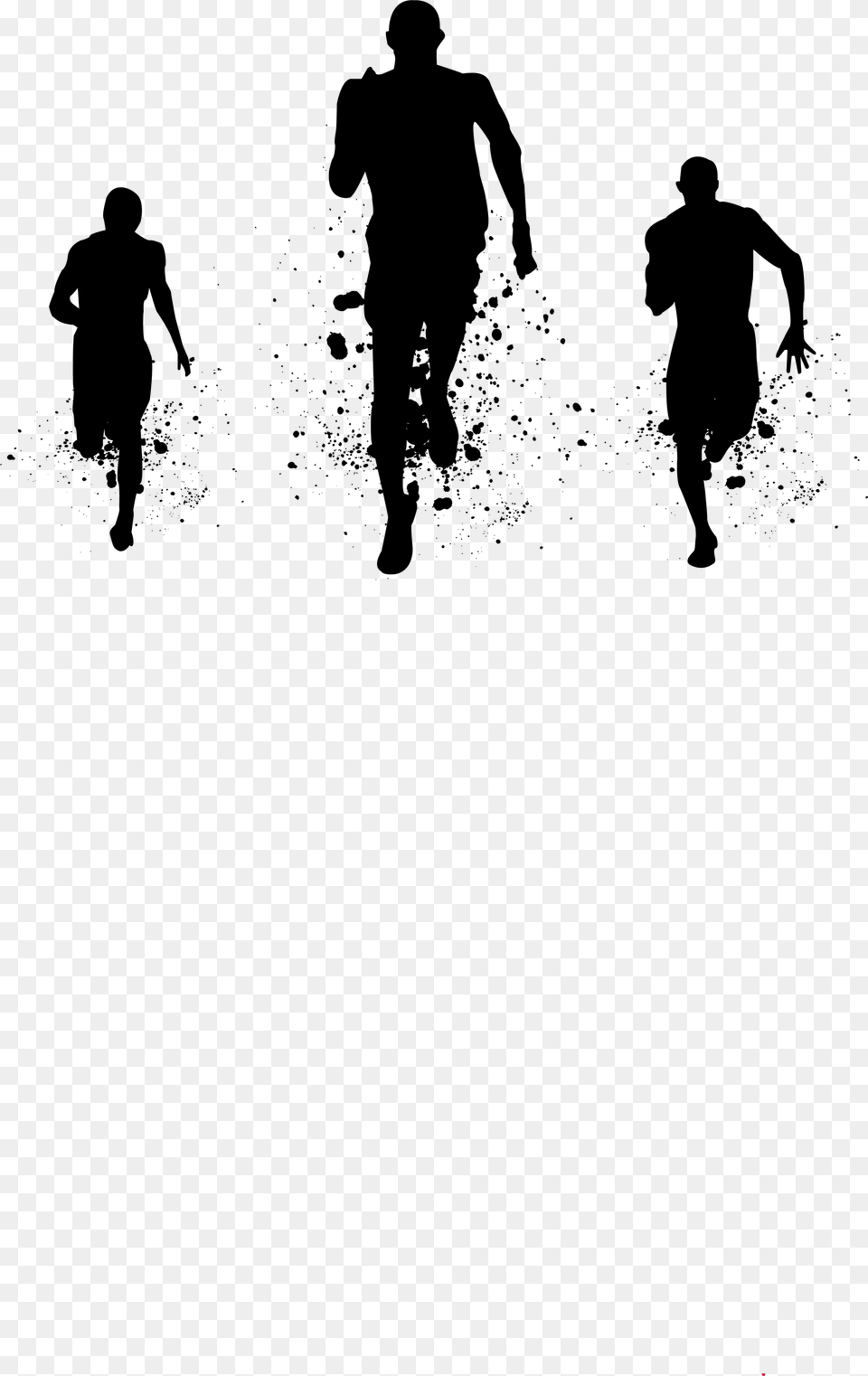 People Running Silhouette People Running, Adult, Person, Man, Male Free Transparent Png