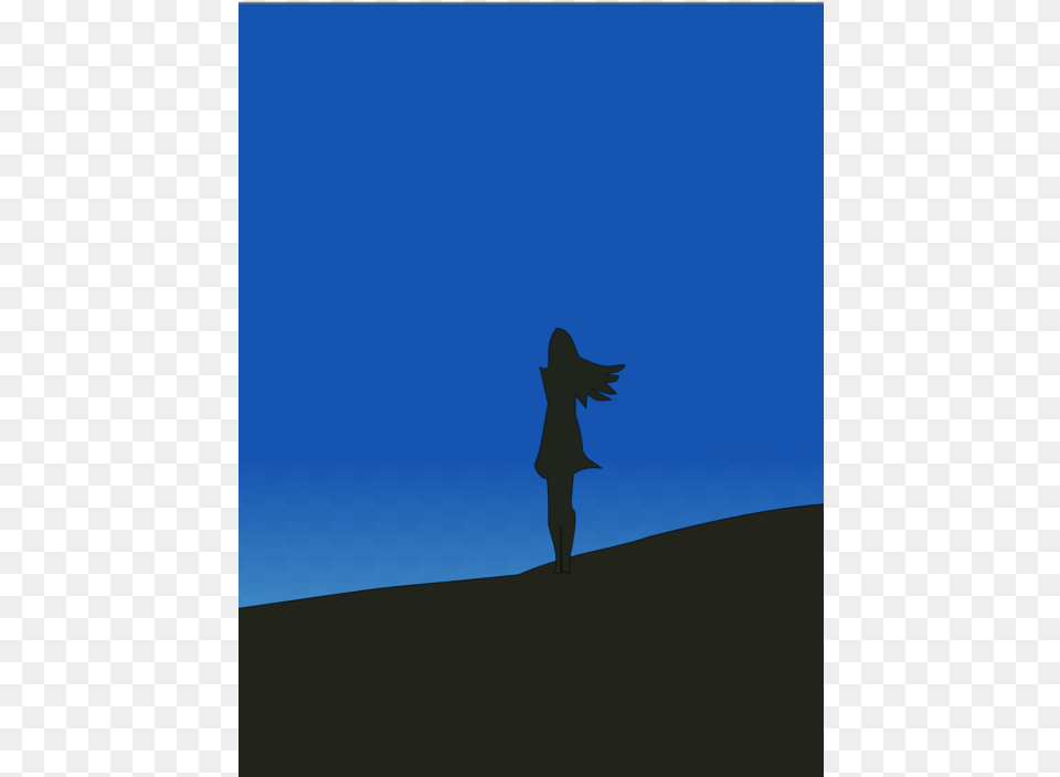 People Shadow Silhouette Shadow Dream Computer Silhouette, Adult, Female, Person, Woman Free Png Download