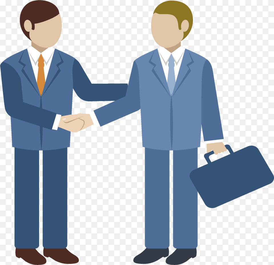 People Shaking Hands Full Size Download Seekpng, Formal Wear, Clothing, Suit, Bag Png