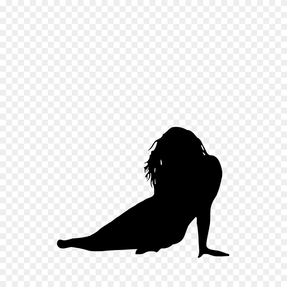 People Silhouette Clipart Public, Gray Free Png