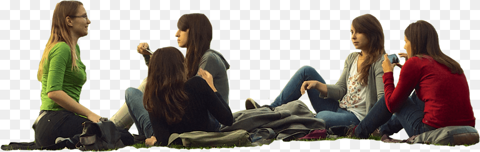 People Sitting At Table, Adult, Person, Pants, Woman Free Png