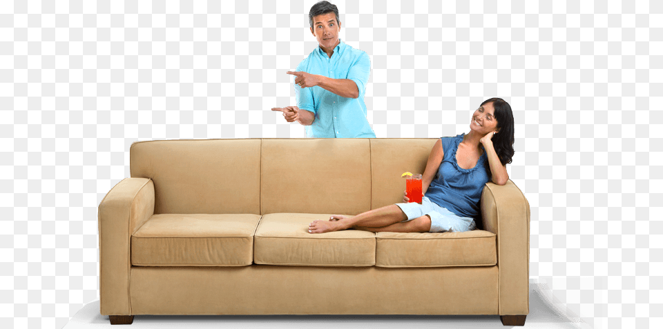 People Sitting On A Couch People Sitting On Couch, Furniture, Adult, Person, Woman Free Png Download
