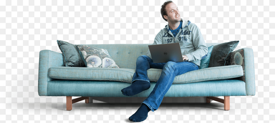 People Sitting On A Couch Person Sitting On Couch, Furniture, Adult, Male, Man Png