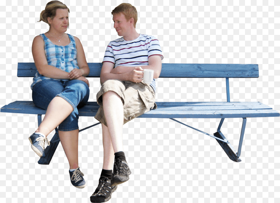 People Sitting On Bench, Furniture, Footwear, Shorts, Clothing Free Transparent Png