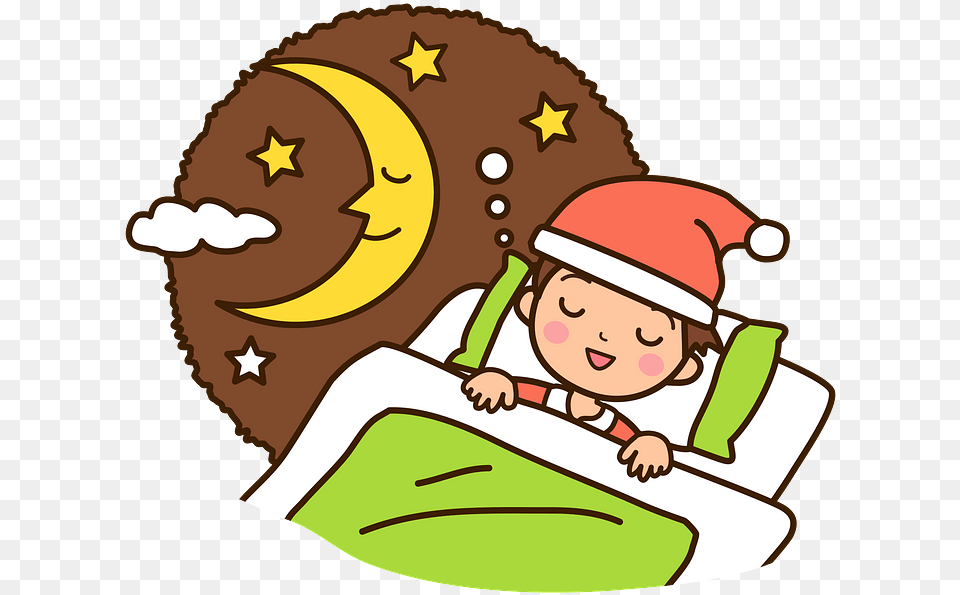 People Sleeping Moon Clipart Sleep, Elf, Baby, Person, Face Free Transparent Png