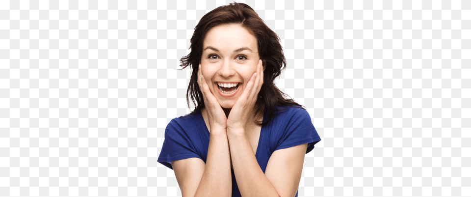 People Smile 4 Image Female Smiling Face, Adult, Head, Person, Surprised Png