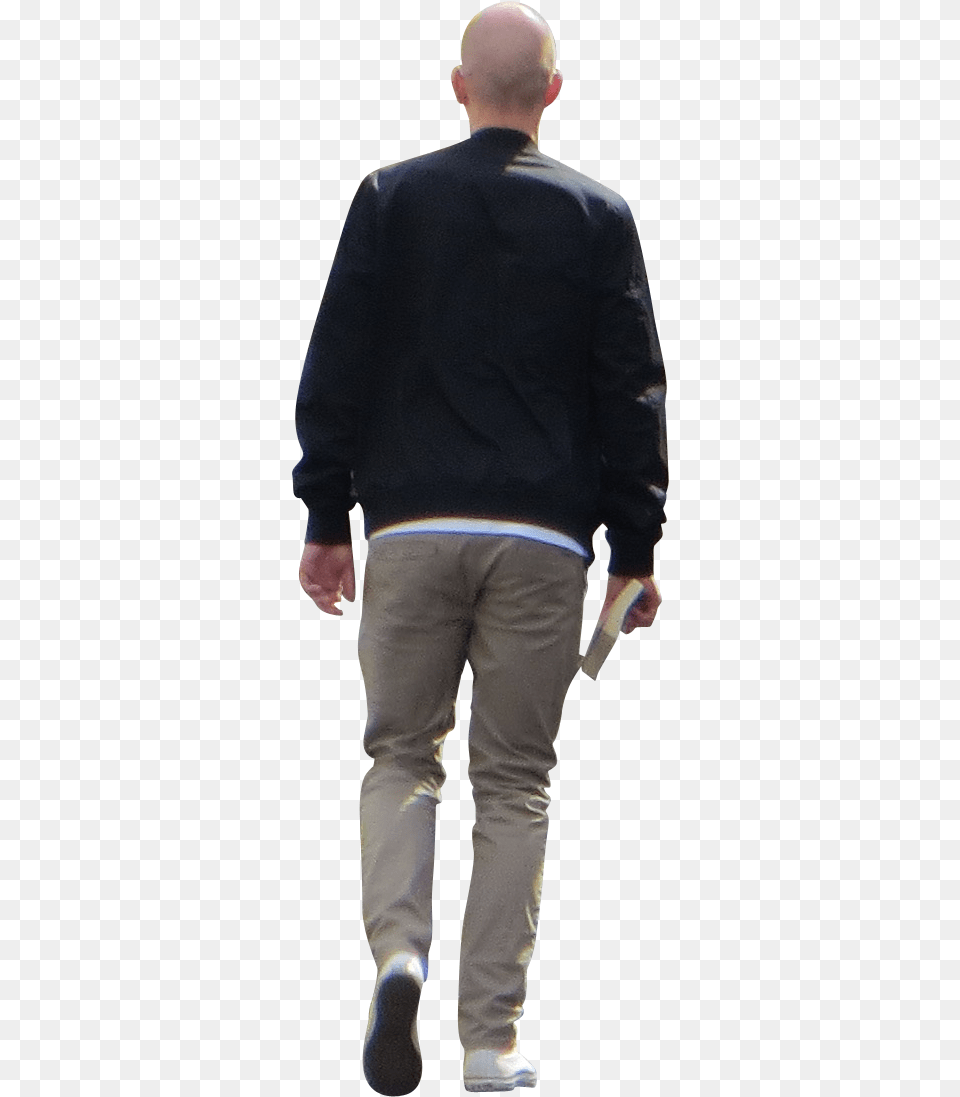 People Stair 4 Image Person Walking Back, Sleeve, Pants, Long Sleeve, Hand Free Transparent Png