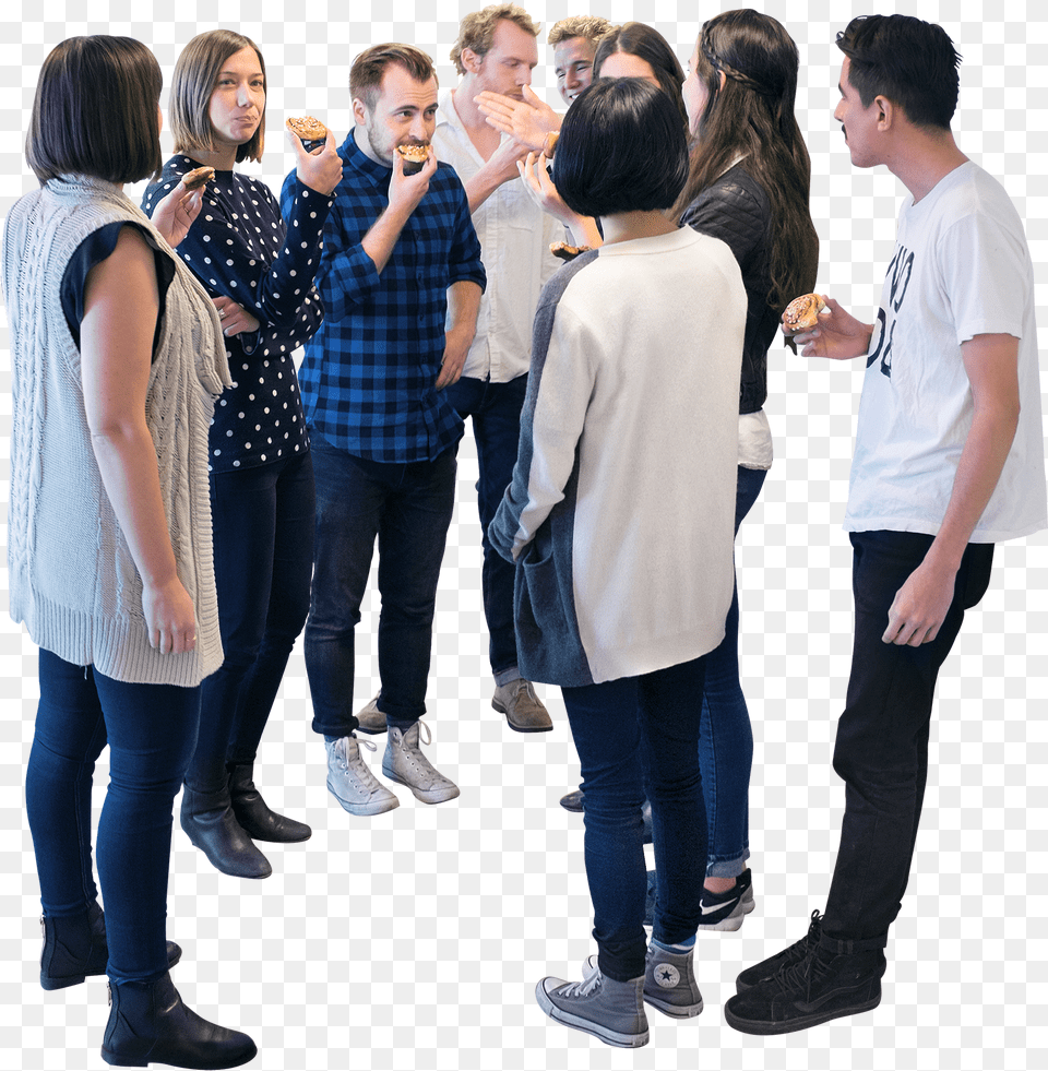 People Standing And Talking Group Of People Entourage, Adult, Shoe, Person, Pants Png