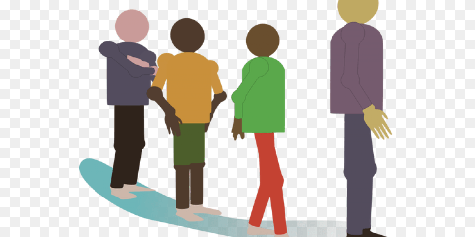People Standing In Line Clipart Wait In Line Clip Art, Water, Nature, Long Sleeve, Outdoors Png