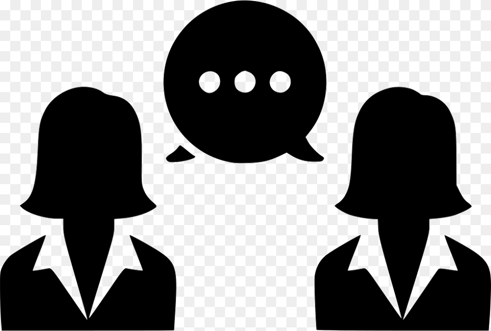 People Talk Icon People Talking Clipart, Silhouette, Stencil, Adult, Female Png