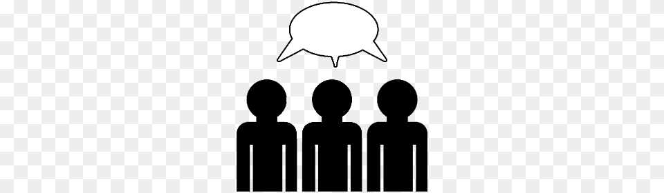 People Talking Cliparts, Silhouette Free Transparent Png