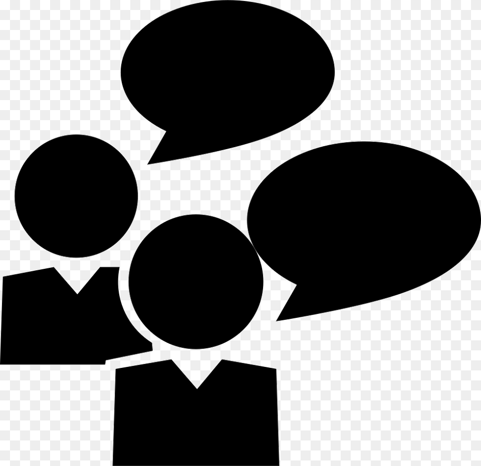 People Talking Logo Student Talking Icon, Stencil, Silhouette, Person Free Png Download