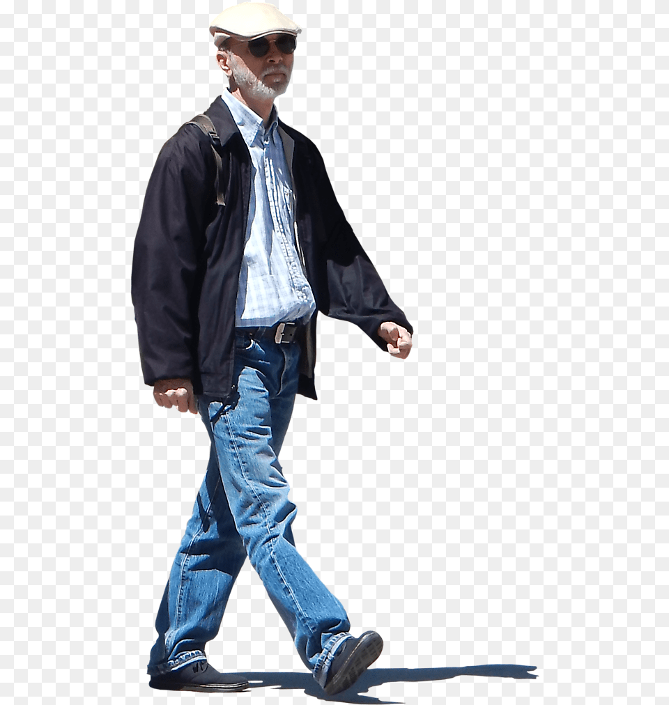 People Texture Mapping Alpha Old Men In Jeans, Clothing, Coat, Pants, Adult Free Png Download